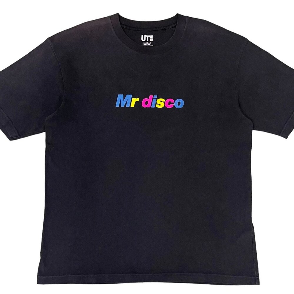 Uniqlo Mr. Disco t-shirt limited edition Peter Saville design (Joy Division)